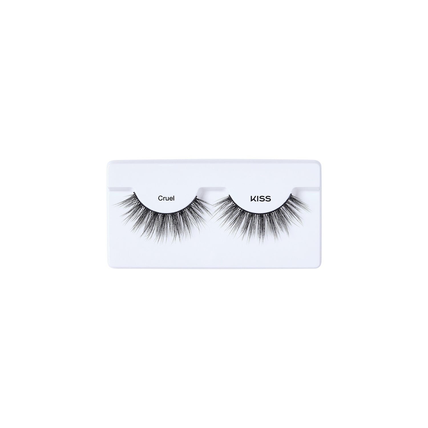 KISS Cruel false eyelashes in packaging with brand labels visible