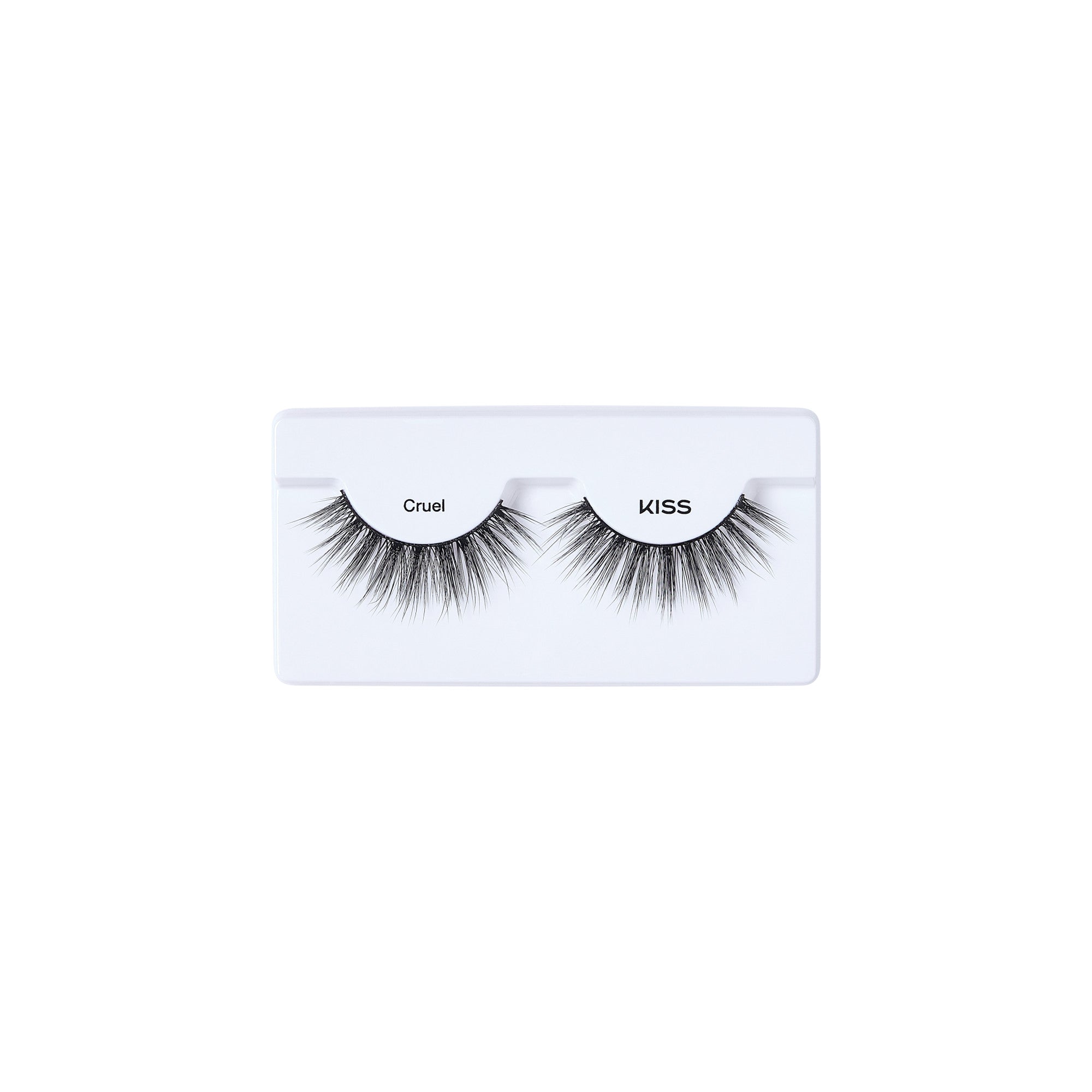 KISS Cruel false eyelashes in packaging with brand labels visible