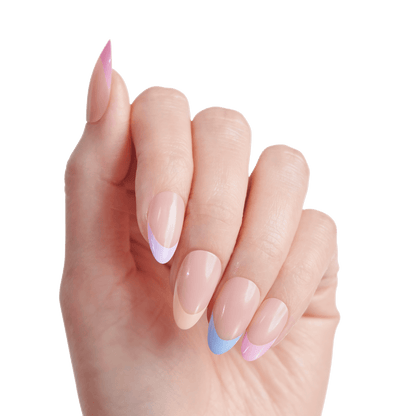 KISS Voguish Fantasy Press On Glue Nails - Sugar Spin
