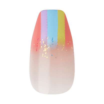 KISS Voguish Fantasy Press On Glue Nails - Self Worth