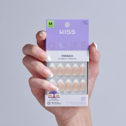 KISS CORE French Press On Glue Nails – Curiosity