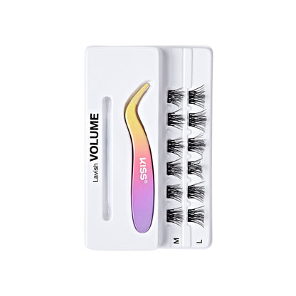 Lavish Volume | 12 Clusters imPRESS Falsies With Mini Applicator 12mm-14mm No Glue Needed - Image 7