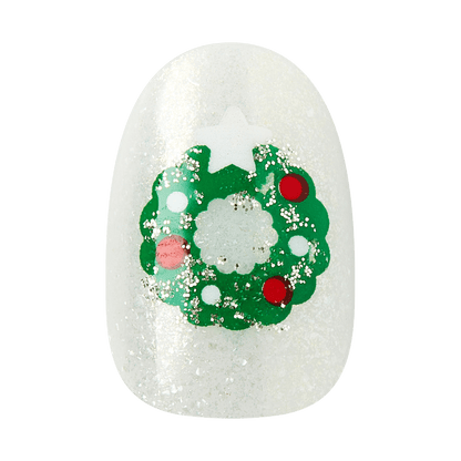 KISS Voguish Fantasy Holiday Press On Glue Nails - Sugar &amp; Spice