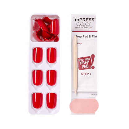 imPRESS Color Press On Nails - Reddy or Not
