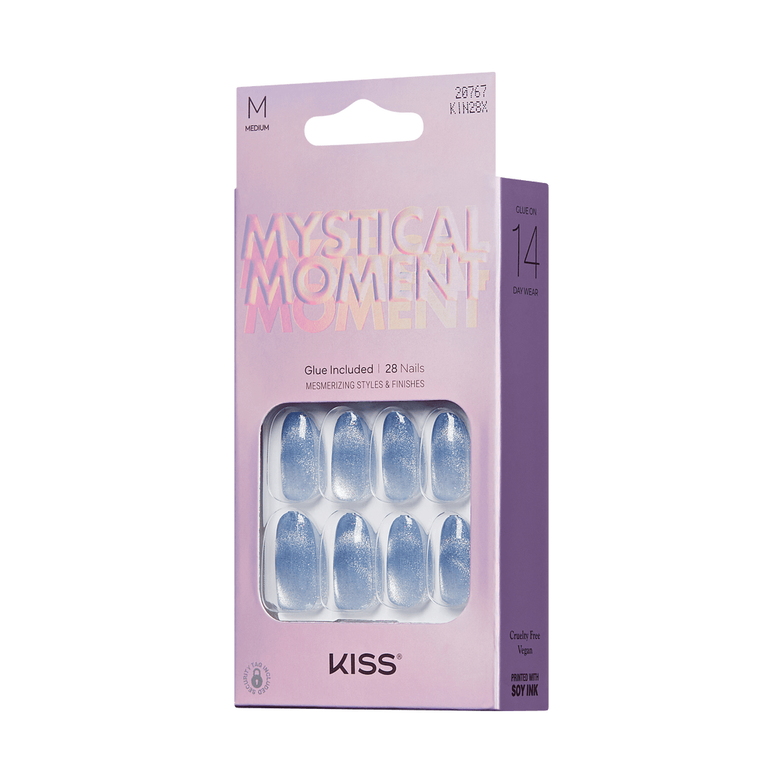 KISS Mystical Moment Press On Glue Nails - Fine n Cool