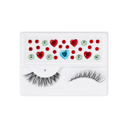 KISS Halloween Lashes &amp; Gem Sticker - Mysterious