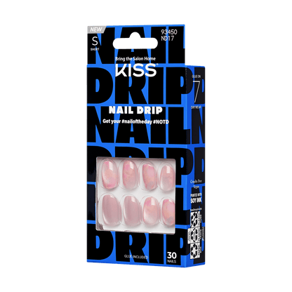 KISS Nail Drip Press On Glue Nails - Americano Drip