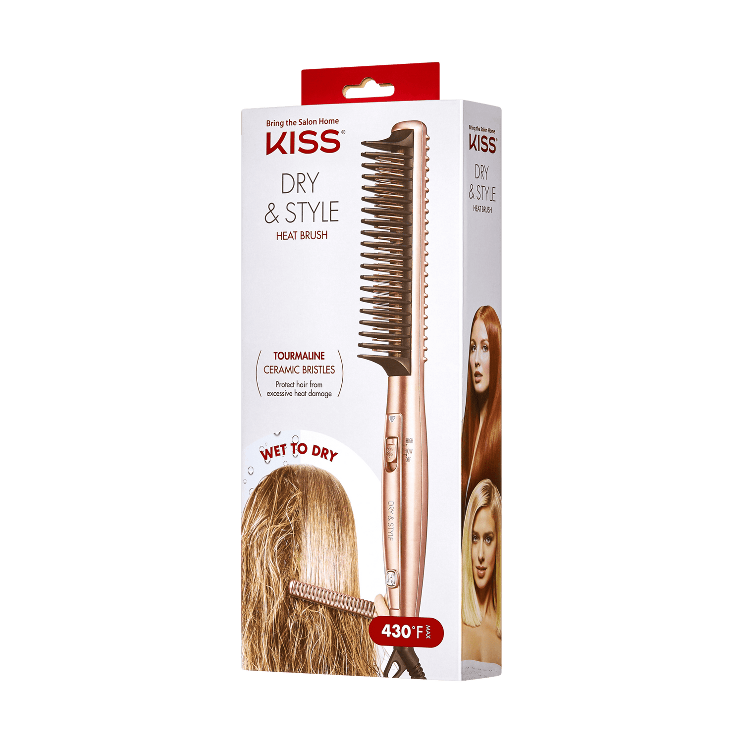 KISS Dry &amp; Style Heat Brush