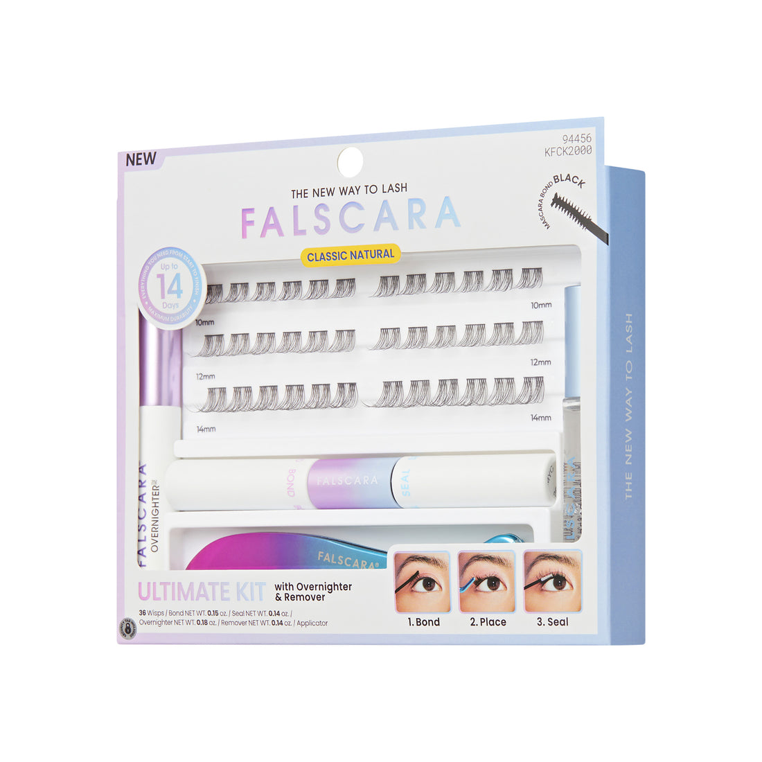 Falscara Classic Natural Special All Inclusive Ultimate Kit - 36 Lengthening Wisps