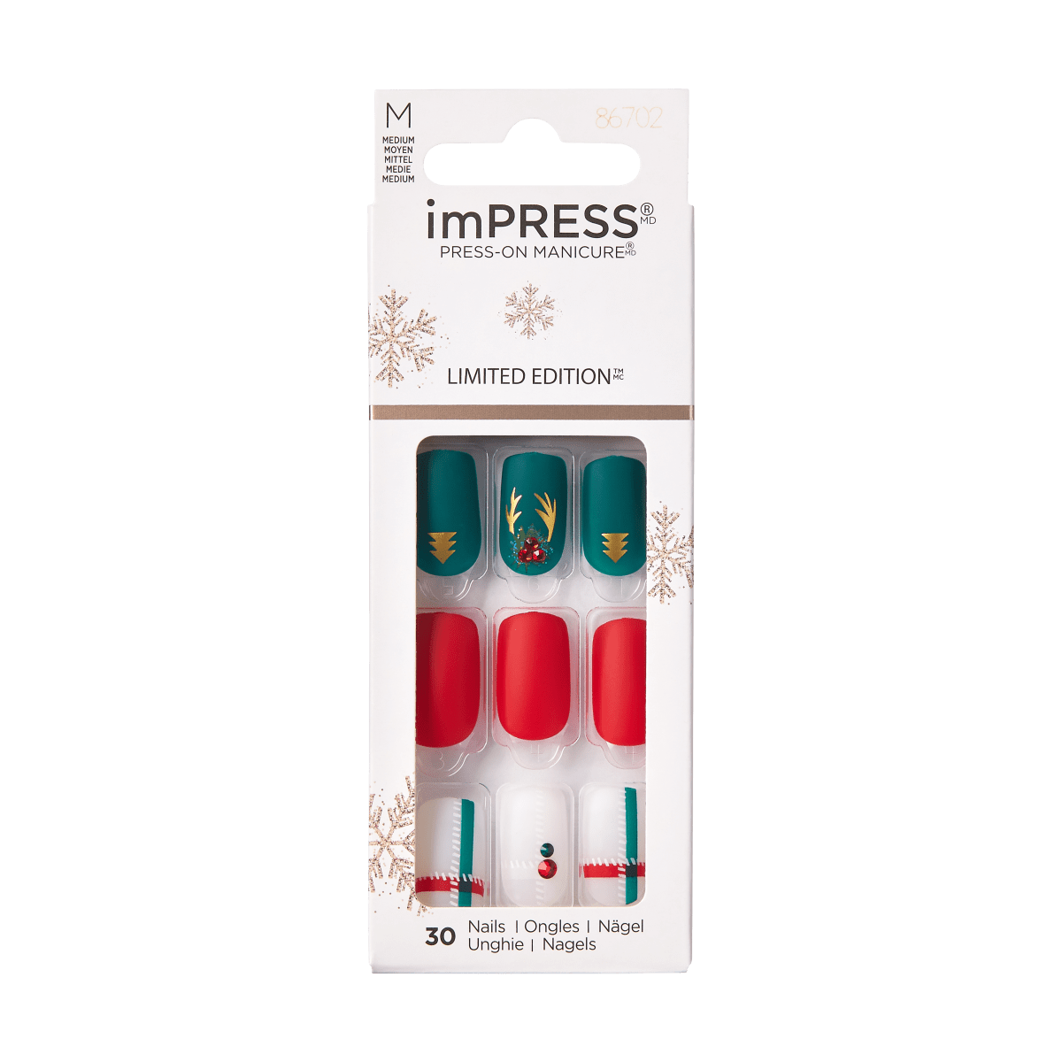 imPRESS Press-On Manicure Limited Edition Holiday - Gift 4 You