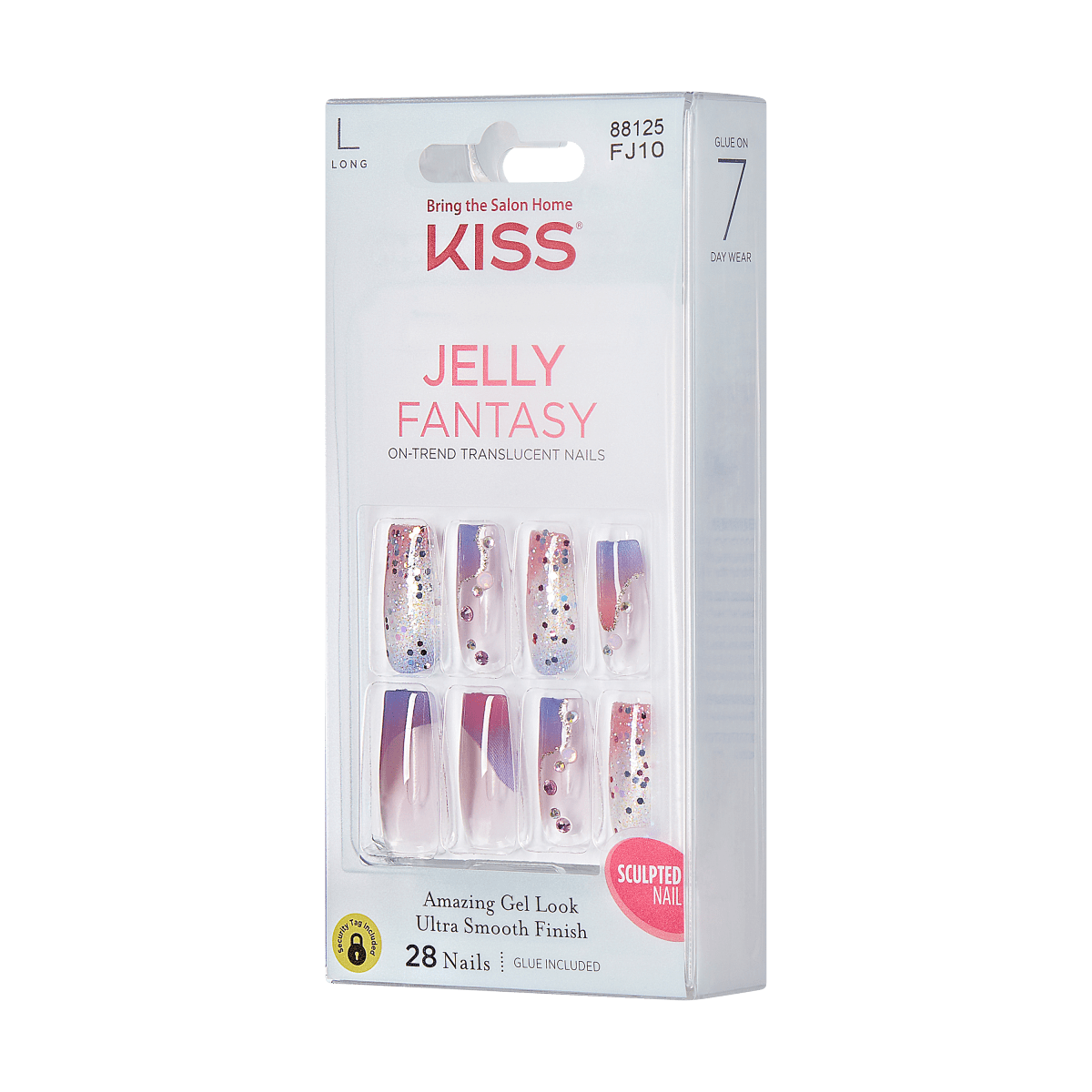 KISS Jelly Fantasy Sculpted Nails - Peachy Jelly