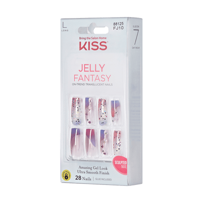 KISS Jelly Fantasy Sculpted Nails - Peachy Jelly