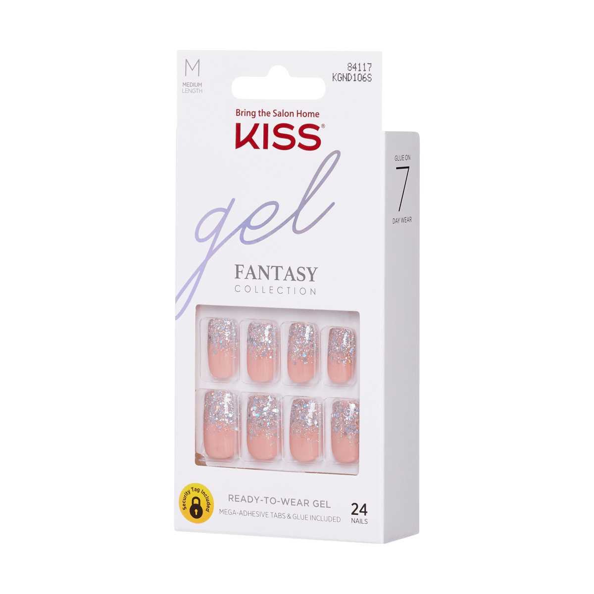 KISS Gel Fantasy Ready to Wear Gel Nails - Warning Sign