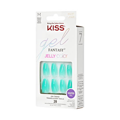 KISS Gel Fantasy Jelly Color Nails - Breezy Day