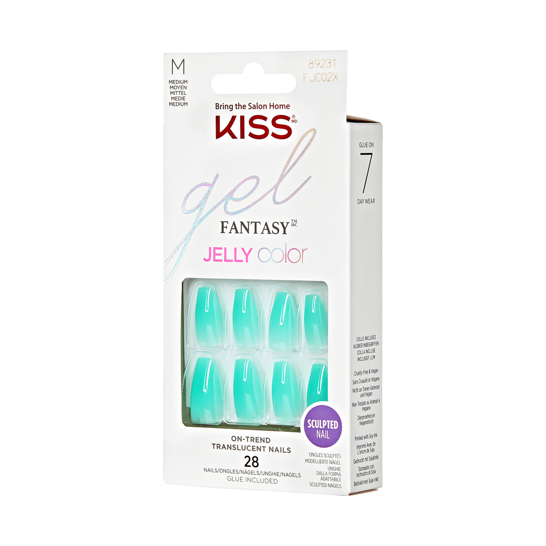 KISS Gel Fantasy Jelly Color Nails - Breezy Day