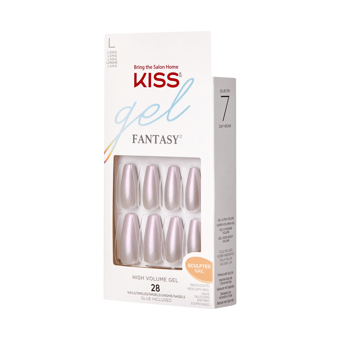 KISS Gel Fantasy Sculpted Nails - Warm and Sunny