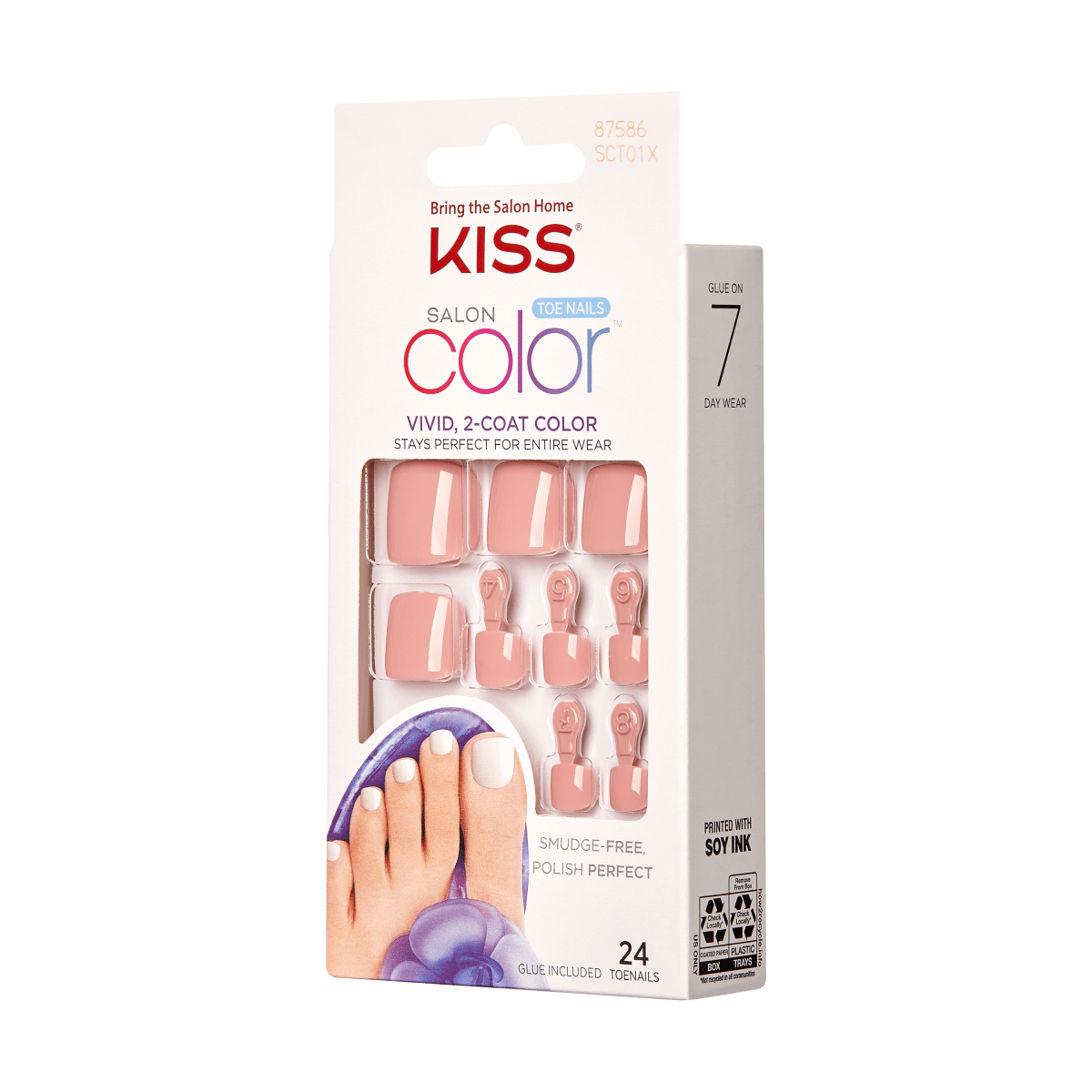 KISS Salon Color Toenails - Dreamin&
