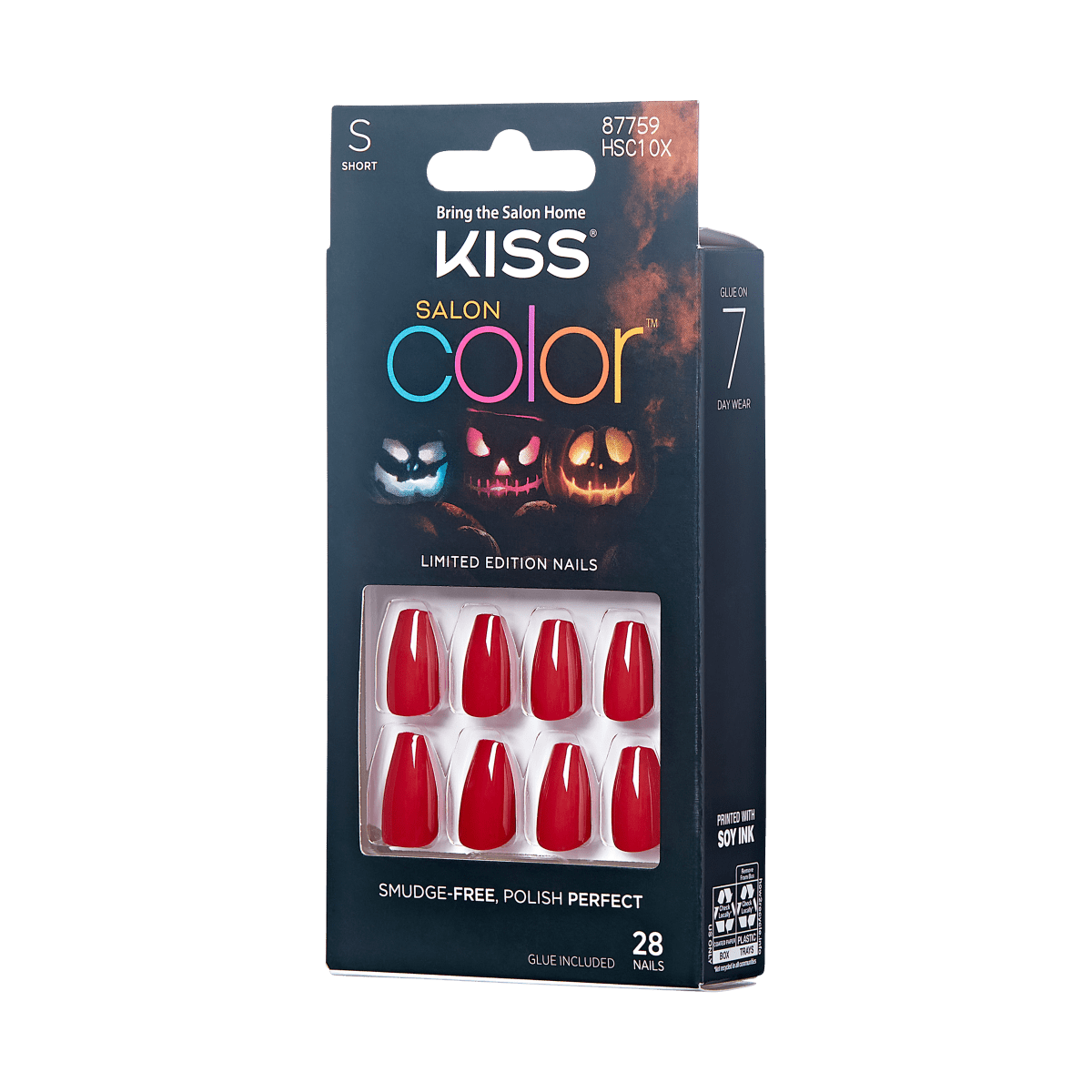 KISS Halloween Salon Color Nails - In The Dark Room