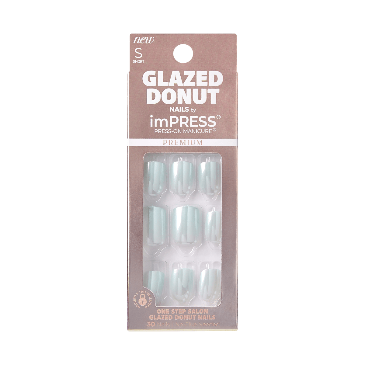 imPRESS Glazed Donut Press-On Manicure - Sky Glazed