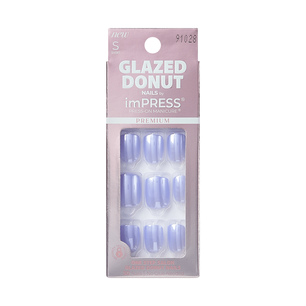 imPRESS Glazed Donut Press-On Manicure - Berry Glazed