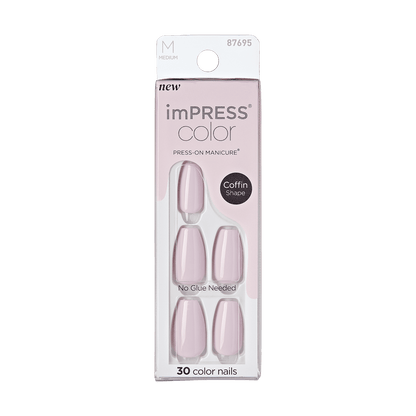 imPRESS Color Press-On Manicure - French Lavender