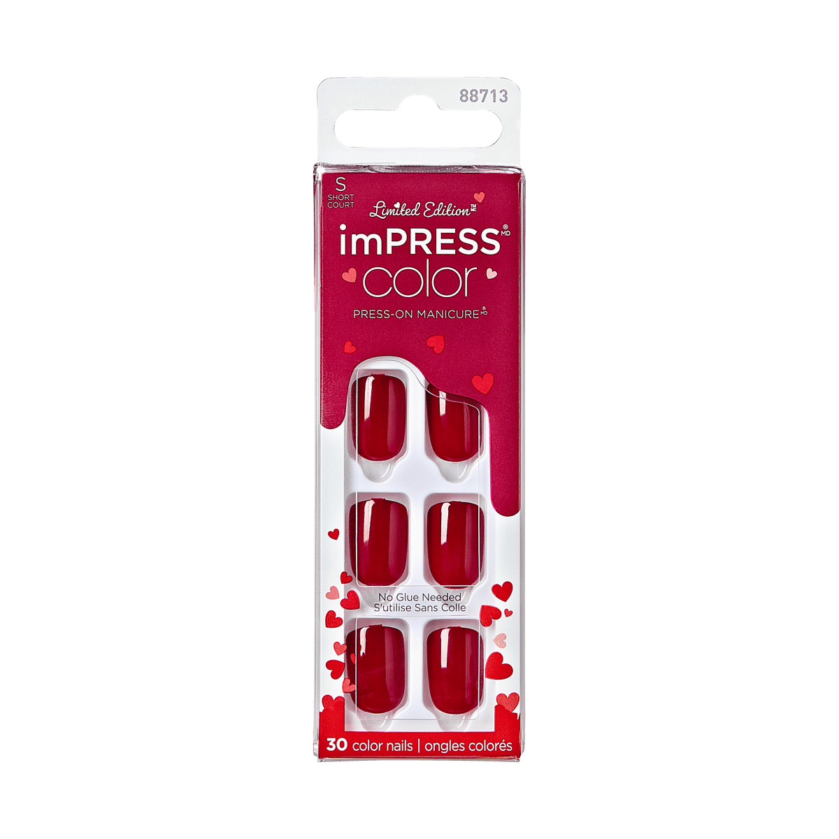 imPRESS Color Press-On Manicure Valentine Nails - Stuck Together