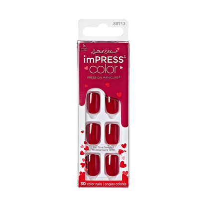 imPRESS Color Press-On Manicure Valentine Nails - Stuck Together