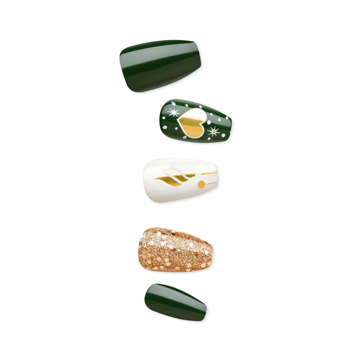 imPRESS Limited-Edition Holiday Press-On Nails - Deck the Halls