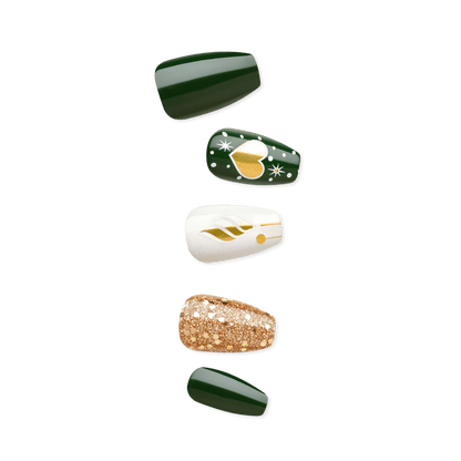 imPRESS Limited-Edition Holiday Press-On Nails - Deck the Halls