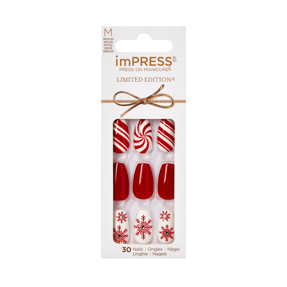 imPRESS Limited-Edition Holiday Press-On Nails - &