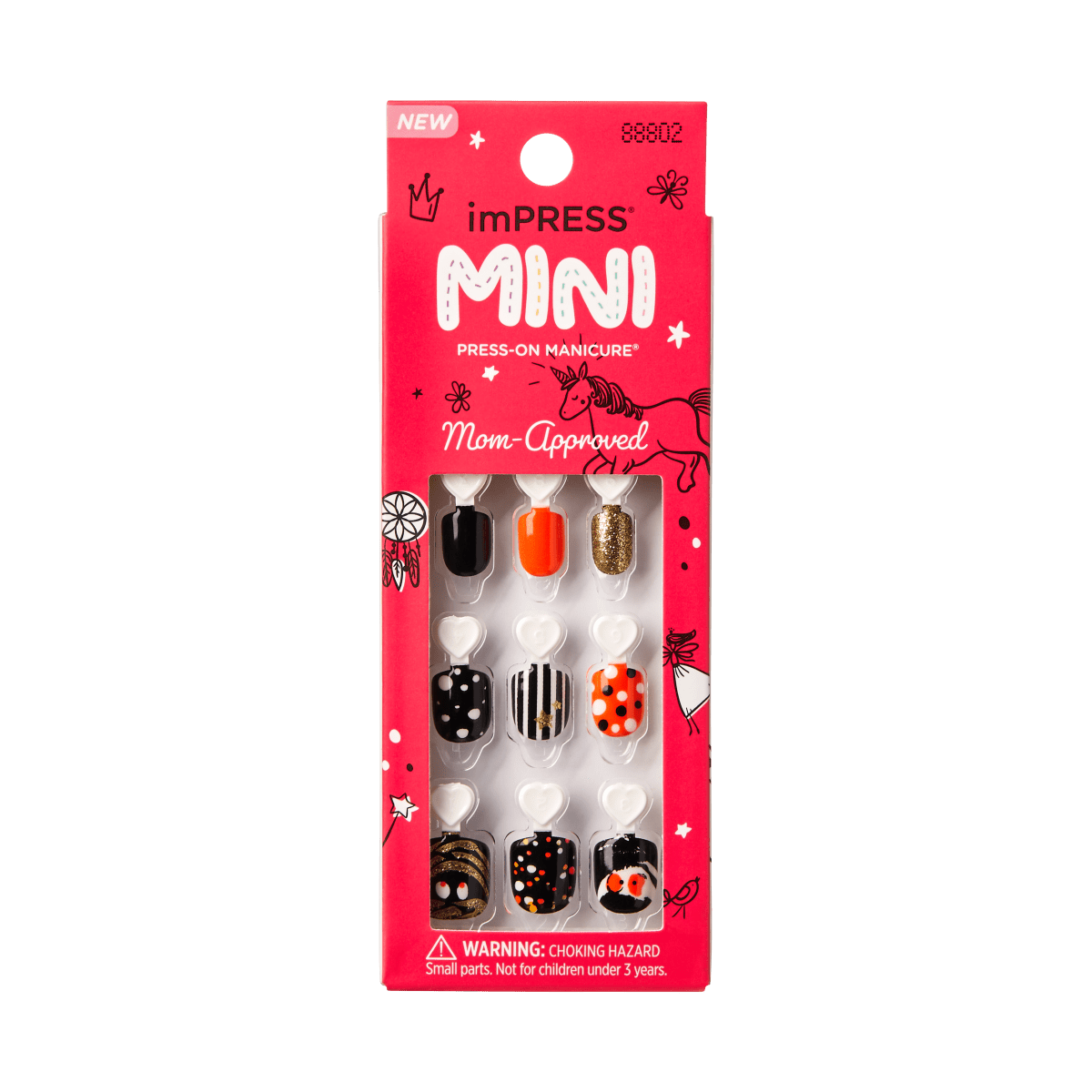 imPRESS MINI Press-On Manicure for Kids - Boo-gie Time