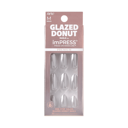 imPRESS Glazed Donut Press-On Manicure - Sweet Glazed
