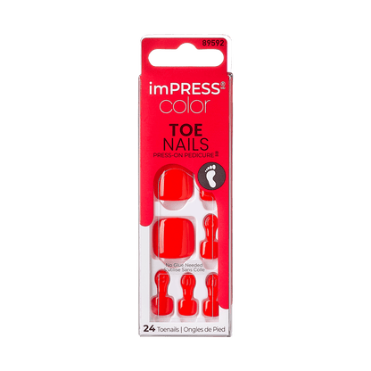 imPRESS Color Press-On Pedicure - Unconditional