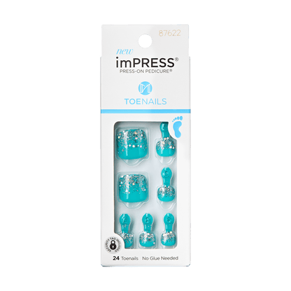 imPRESS Press-on-Pedicure - Sparkling Mint