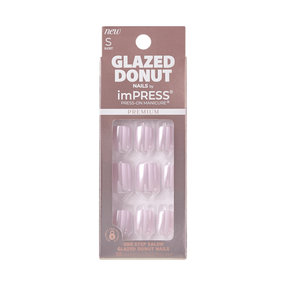 imPRESS Glazed Donut Press-On Manicure - Lavender Glazed
