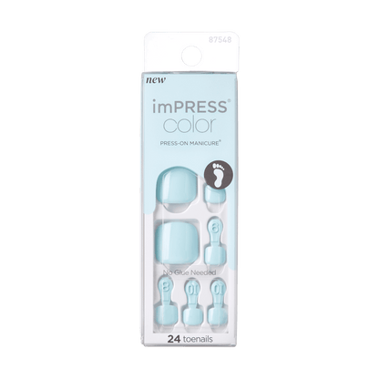 imPRESS Color Press-on Pedicure - Dream Glow