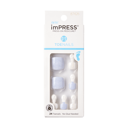 imPRESS Press-on-Pedicure - Endless Sky