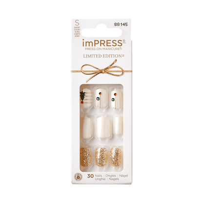 imPRESS Limited-Edition Holiday Press-On Nails - Jingle Bells