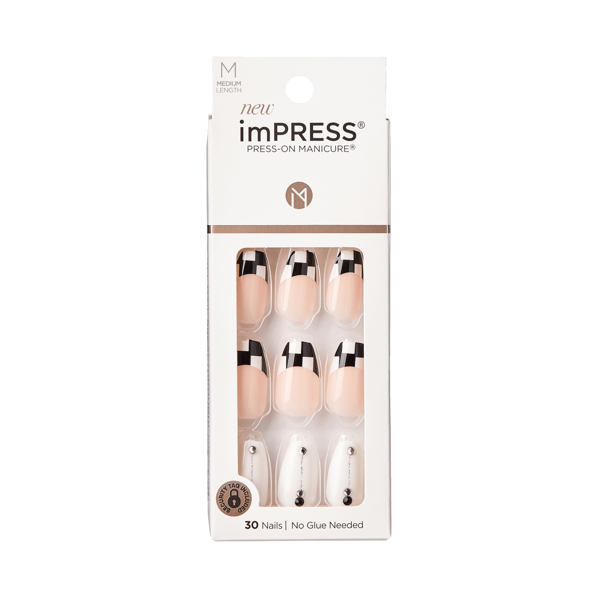 imPRESS Press-On Manicure - Checkmate