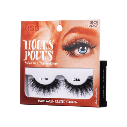 KISS Halloween False Eyelashes - Helena (Fluffy)