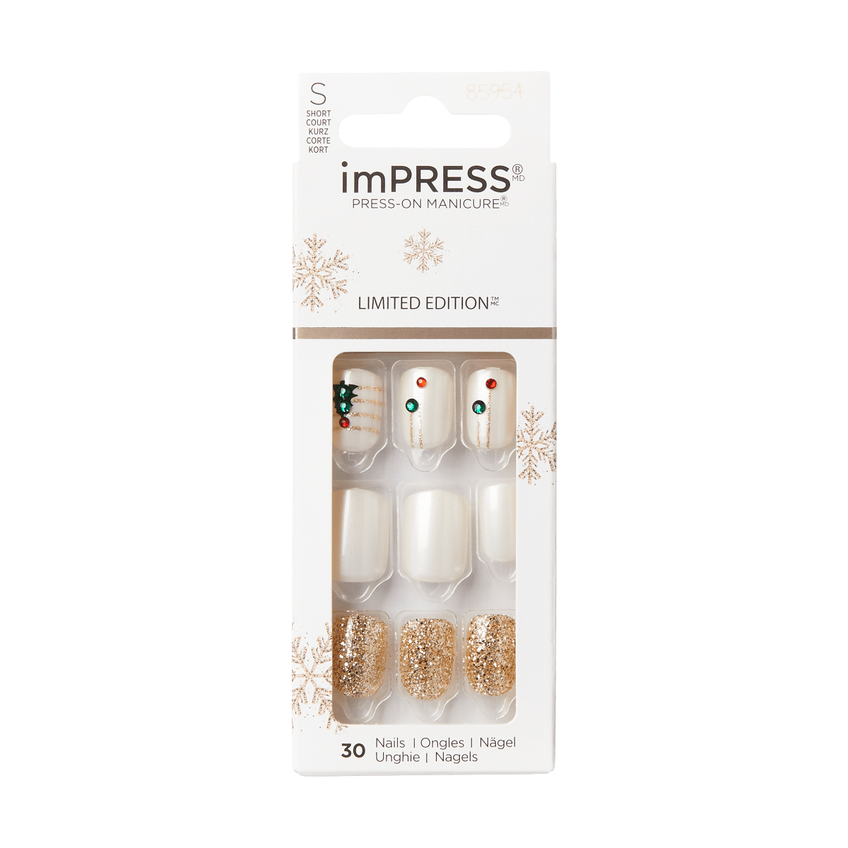 imPRESS Press-On Manicure Limited Edition Holiday - Snowfall