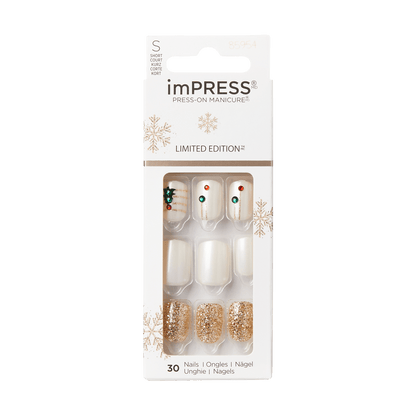 imPRESS Press-On Manicure Limited Edition Holiday - Snowfall