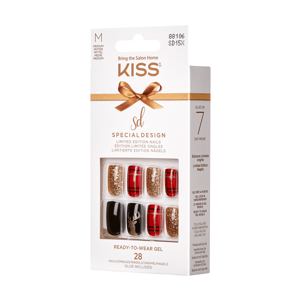 KISS Special Design Holiday Nails - Angels