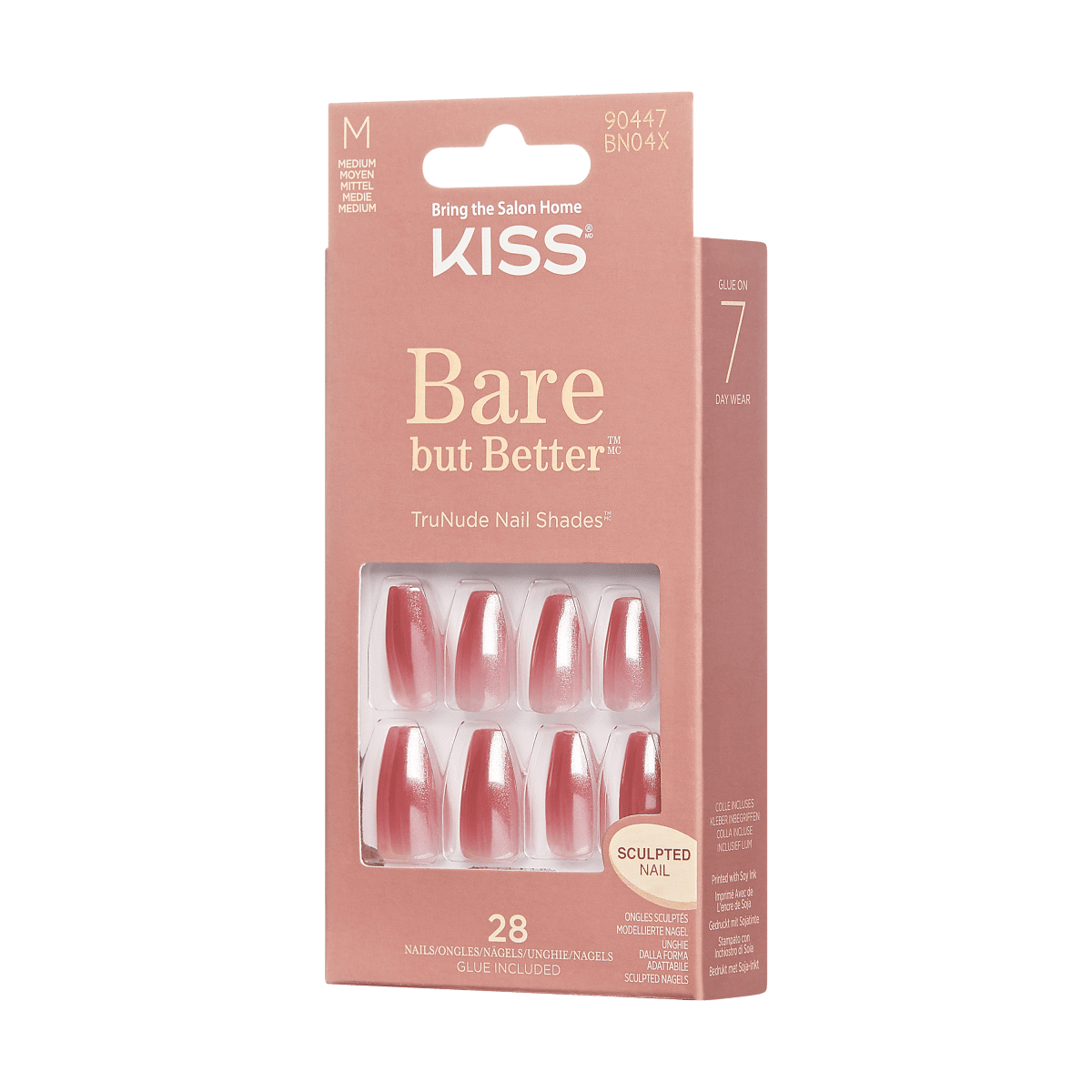 KISS Bare-But-Better Sculpted Nails - Dawn