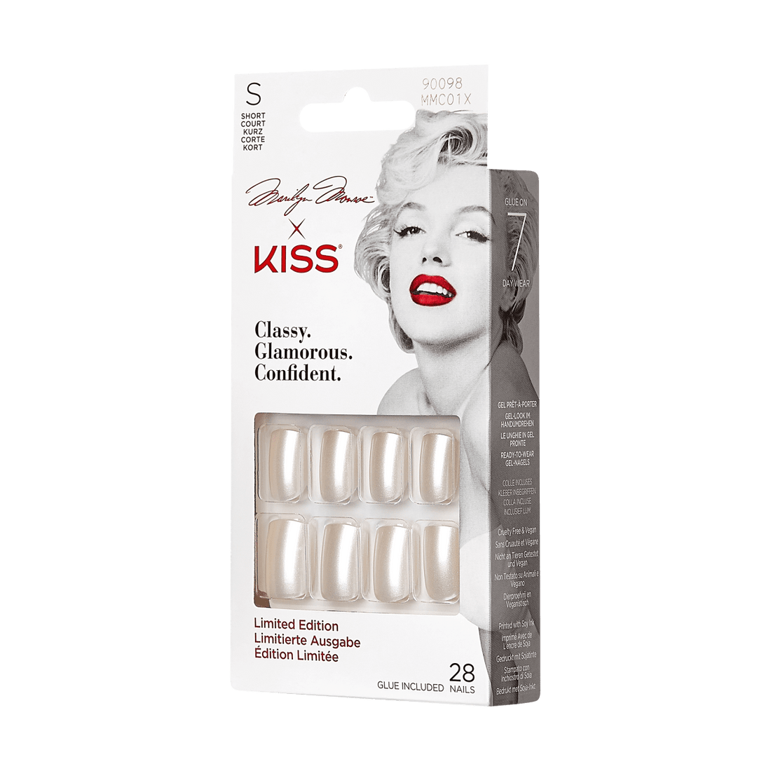 Marilyn Monroe x KISS Limited Edition Nails - Iconic Ivory