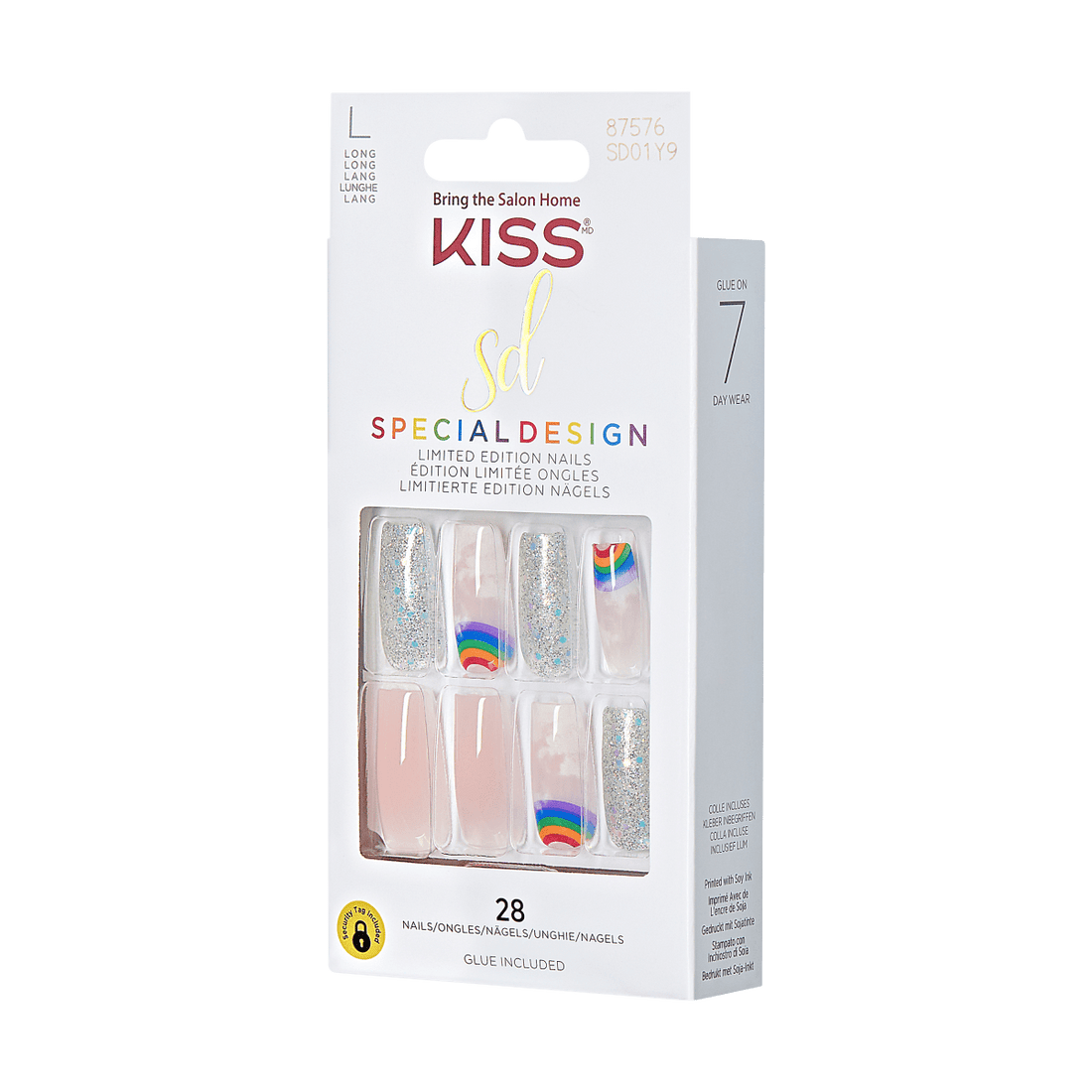 KISS Special Design Pride Nails - Rainbow Beam