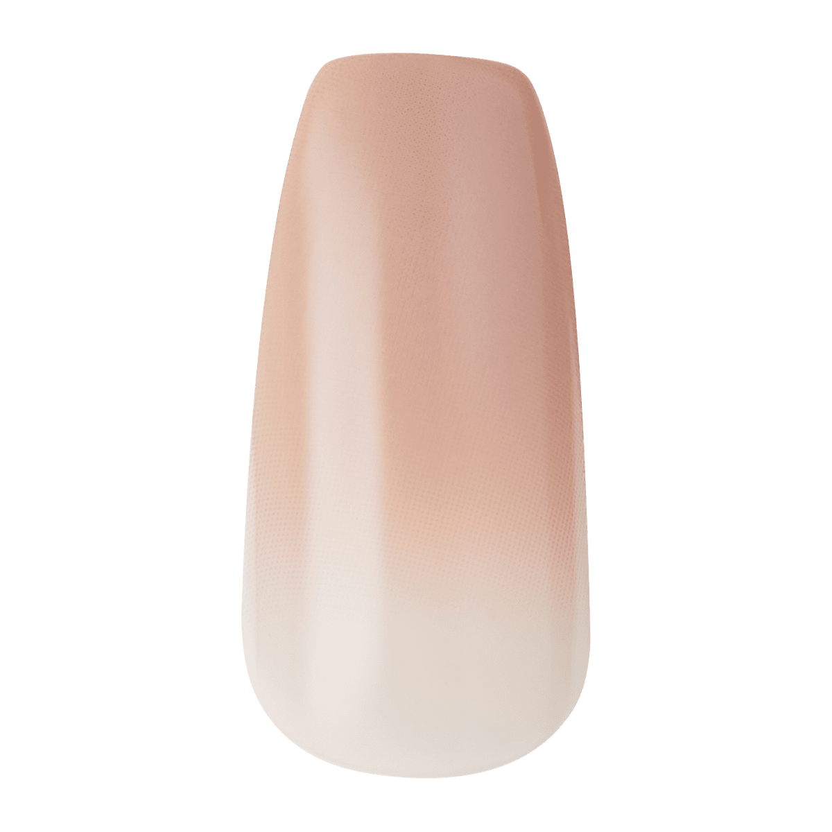 KISS Glam Fantasy, Press-On Nails, Hard To Forget, Beige, Long Coffin, 28ct