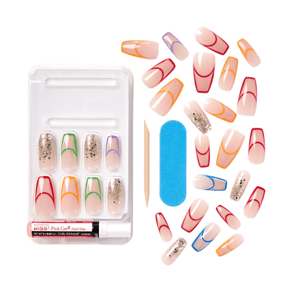 KISS Special Design Pride Nails - 7 Colors