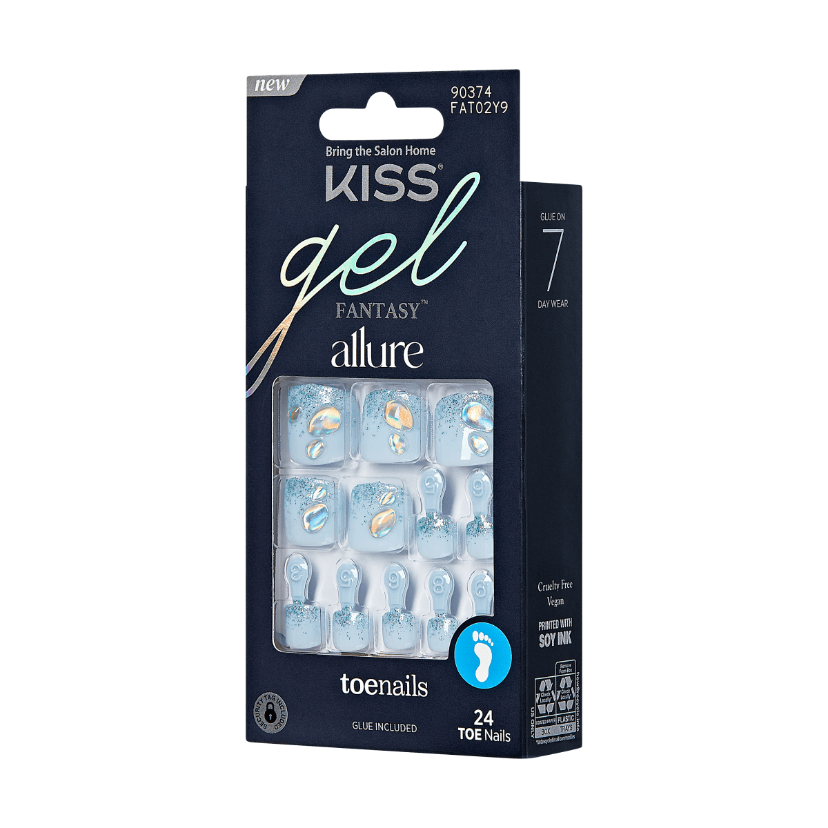 KISS Gel Fantasy Allure Toenails - Intimate