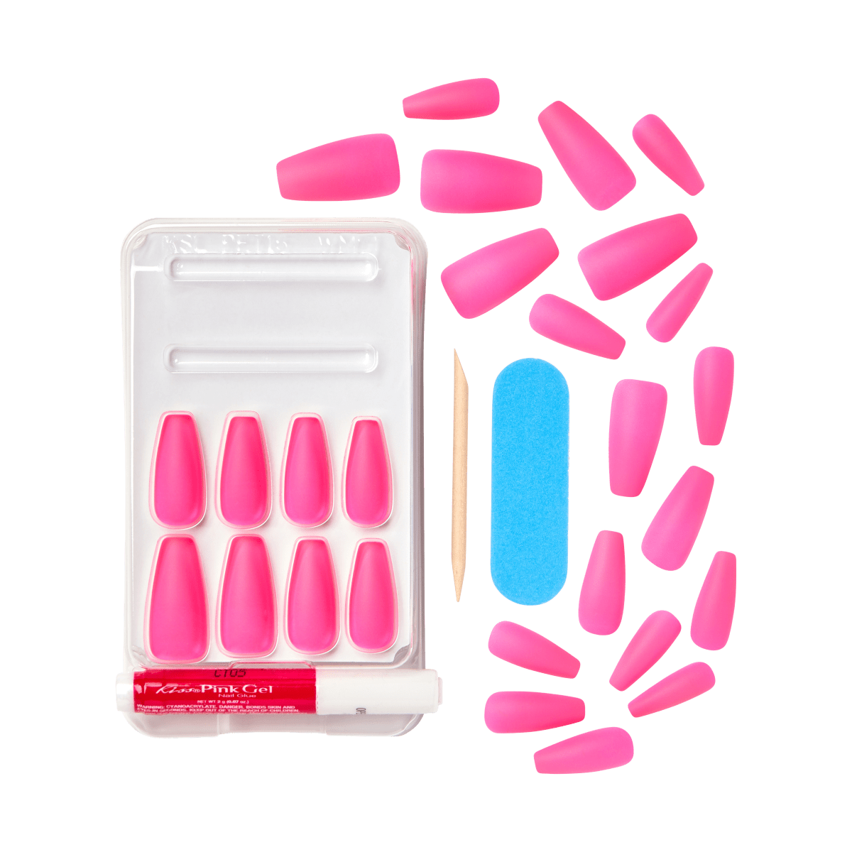 KISS Gel Fantasy Sculpted Nails - Te Amo